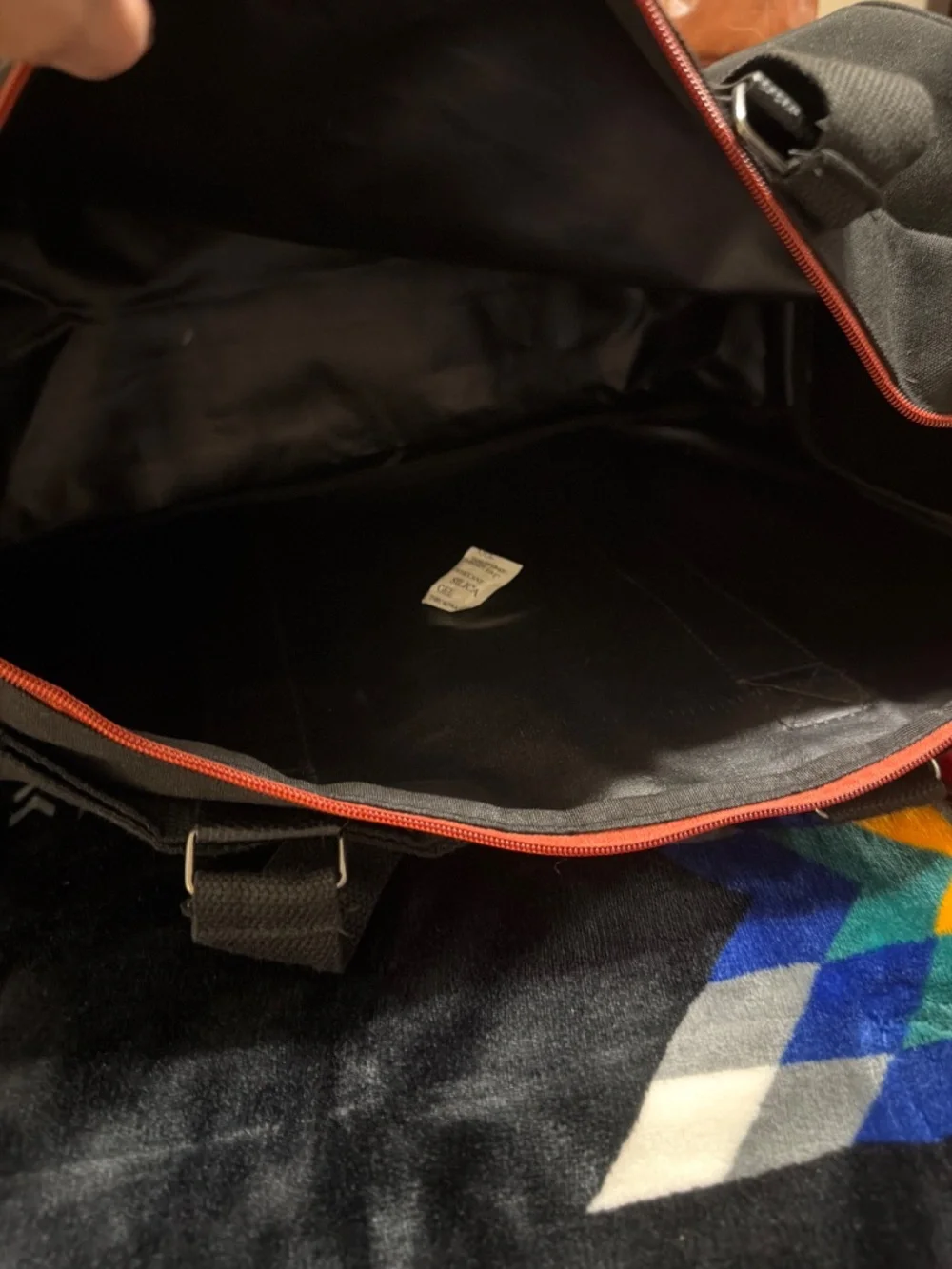 Billie Eilish Duffle Bag Black Red Logo Ulta Travel Bag Zipper New BNWT